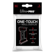 Ultra Pro One Touch Wall Display - Clear plastic one-touch wall display holder for card sleeves with easy wall mount and snap fit features in resealable.