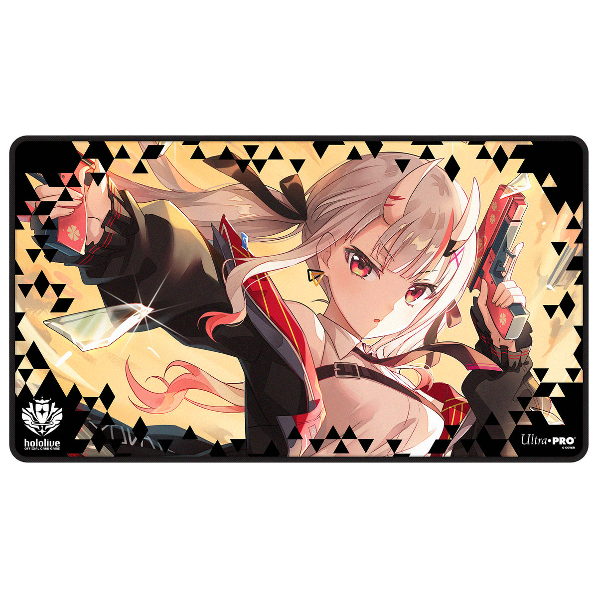 Ultra Pro Black Stitched Playmat: Magic: hololive Series 2 - Nakiri Ayame (PREORDER)