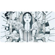 Ultra Pro Playmat - Magic the Gathering Secret Lair - Deep Thoughts Deep Feelings - Psychic Corrosion - Rectangular playmat featuring monochrome anime-style girl with long hair and multiple outstretched hands, abstract.