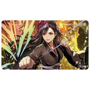 Ultra Pro Foil Playmat - Magic: The Gathering Final Fantasy - Tifa Lockhart (PREORDER) - Rectangular playmat featuring Tifa Lockhart in dark martial arts attire with dynamic action pose and bright, fiery.