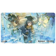 Ultra Pro Foil Playmat - Magic: The Gathering Final Fantasy - Snapcaster Mage (PREORDER) - The Gathering playmat featuring Snapcaster Mage with bright blue and yellow fantasy artwork.