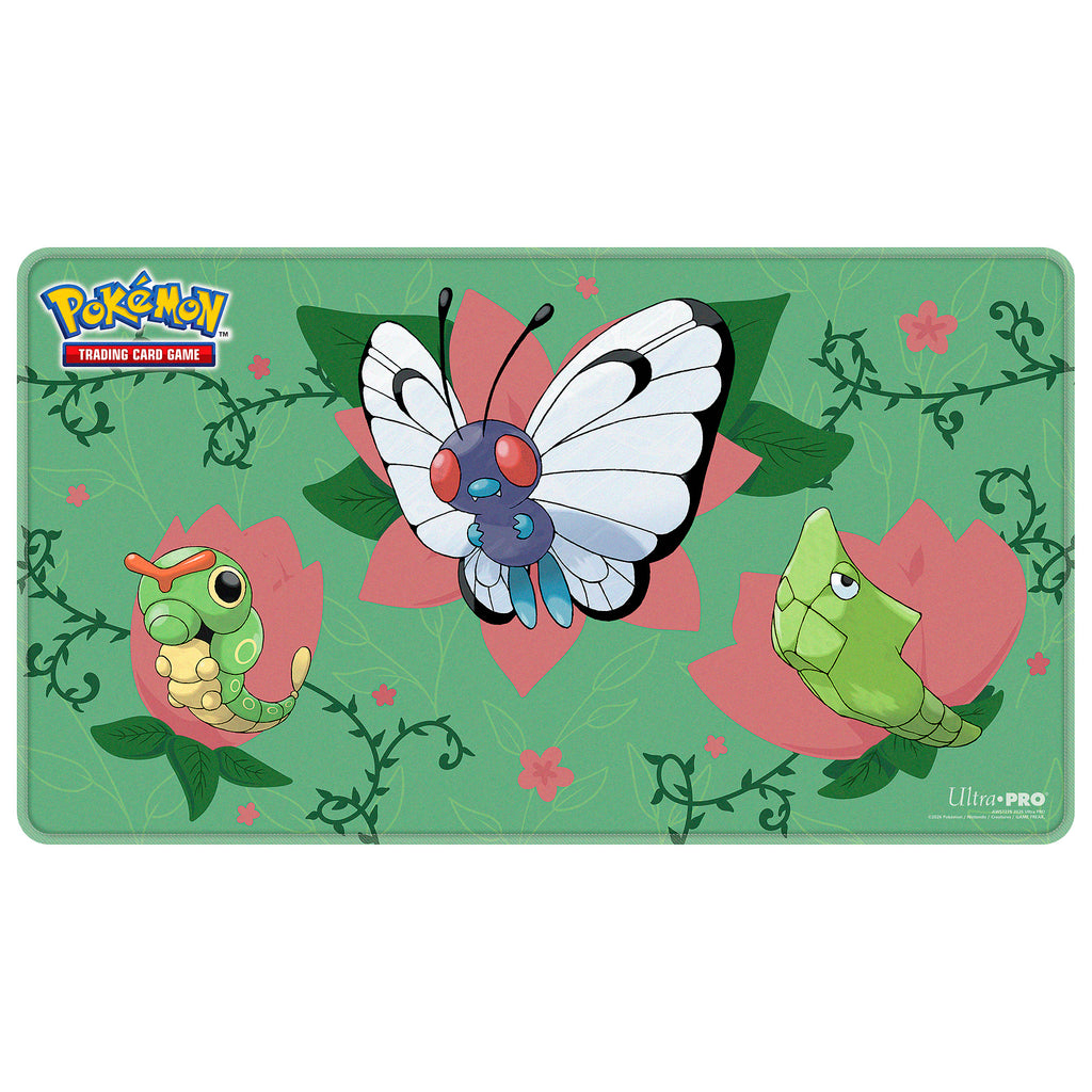Ultra PRO: Stitched Pokemon Playmat - Caterpie Evolutions Ultra PRO: Stitched Pokemon Playmat - Caterpie Evolutions