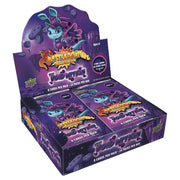 Neopets Battledome - The Void Within - Booster Display - Purple and black booster card display box featuring Neopets Battledome Void Within artwork with a blue alien creature and.