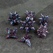 Violet Nova Blossom Dice Set