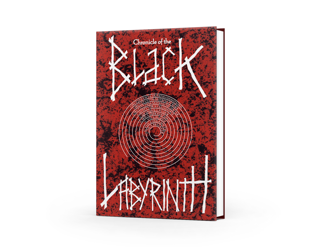 Werewolf: The Apocalypse 5th Edition: Chronicle of the Black Labyrinth (PREORDER) - Red hardcover book titled "Chronicle of the Black Labyrinth" with a black labyrinth design and white bold, stylized text.
