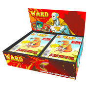 Ward TCG Generation 1 Edition 2 Starter Box - Red and yellow Ward TCG Generation 1 Edition 2 Starter Box with fiery dragon and armored character artwork, containing two.