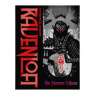 Dungeons & Dragons: Ravenloft - The Horrors Within Alternate Cover (PREORDER) - Dark fantasy book cover featuring a menacing armored figure with glowing red eyes holding a glowing red symbol, black and.