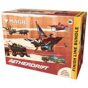 Magic: The Gathering - Aetherdrift Finish Line Bundle - The Gathering, with age 13+ and bonus pack info.
