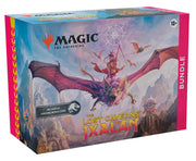 Magic: The Gathering - Lost Caverns of Ixalan Bundle - The Gathering Lost Caverns of Ixalan bundle box featuring dragon with purple wings flying over rocky caverns on a pink and.