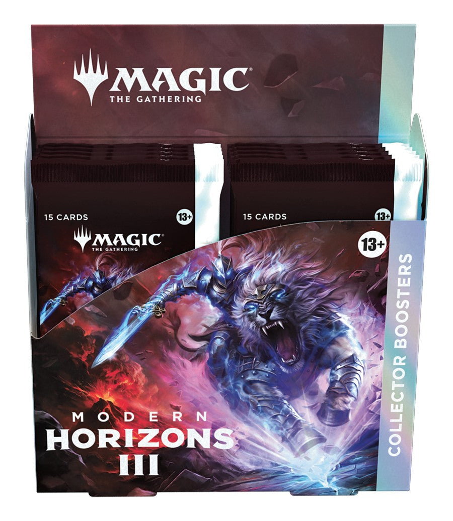 Magic: The Gathering - Modern Horizons 3 Collector Booster Box - The Gathering" and "Modern Horizons III" text.