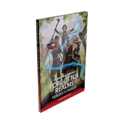 Dungeons & Dragons: Forgotten Realms: Heroes of Faerun - Softcover Dungeons & Dragons book with colorful fantasy warrior artwork on the cover and bold white title text.