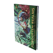 Dungeons & Dragons: Forgotten Realms: Adventures in Faerun Alternate Art Cover - Dungeons & Dragons Forgotten Realms Adventures in Faerun book with vibrant fantasy artwork featuring a mythical creature and