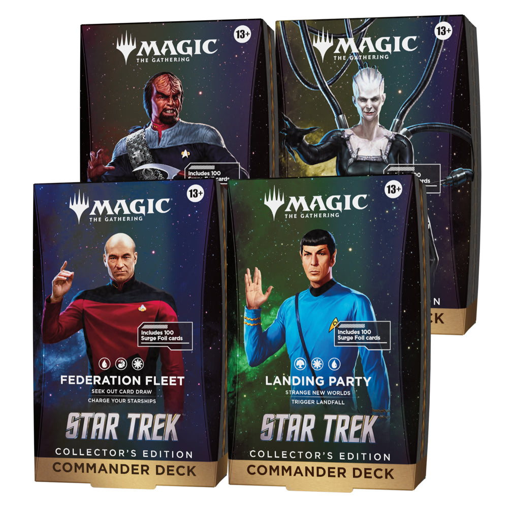 Magic: The Gathering - Star Trek - Collector Commander Deck 4-Pack (PREORDER)