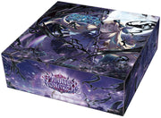 Grand Archive TCG: Set 8 Phantom Monarchs 1st Edition Booster Box - Purple and black booster box with dark fantasy artwork featuring a mysterious female figure and chains, labeled Phantom.