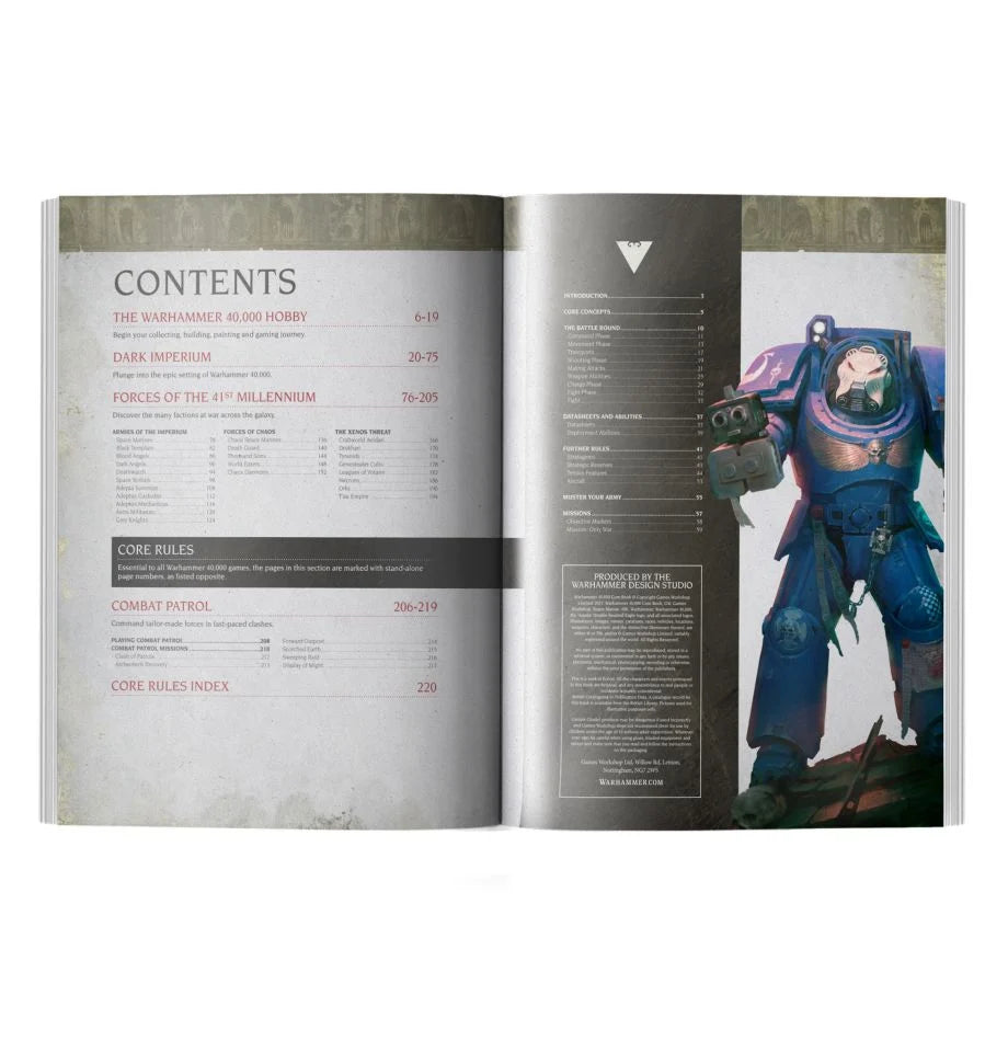 Warhammer 40,000 Core Book page 1