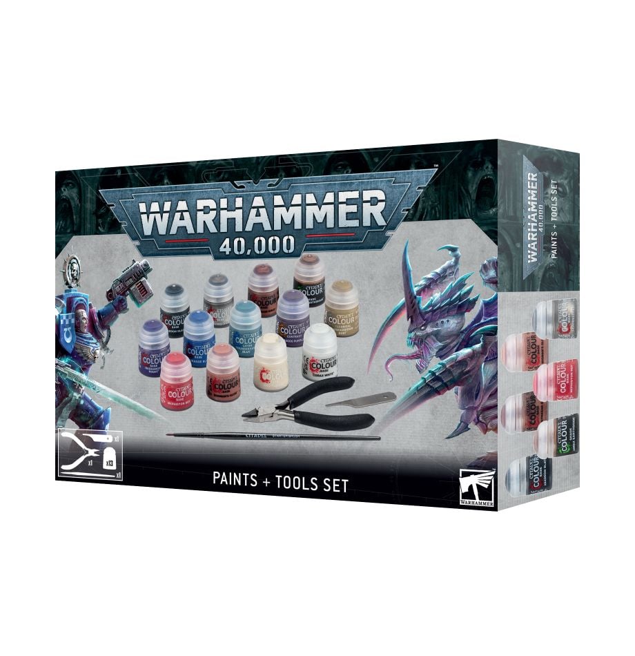 Warhammer 40,000 Paints and Tool Set