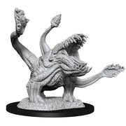 D&D Nolzur's Marvelous Miniatures: Otyugh - Gray plastic miniature of a monstrous three-tentacled creature with a large open mouth and textured skin on a round base.