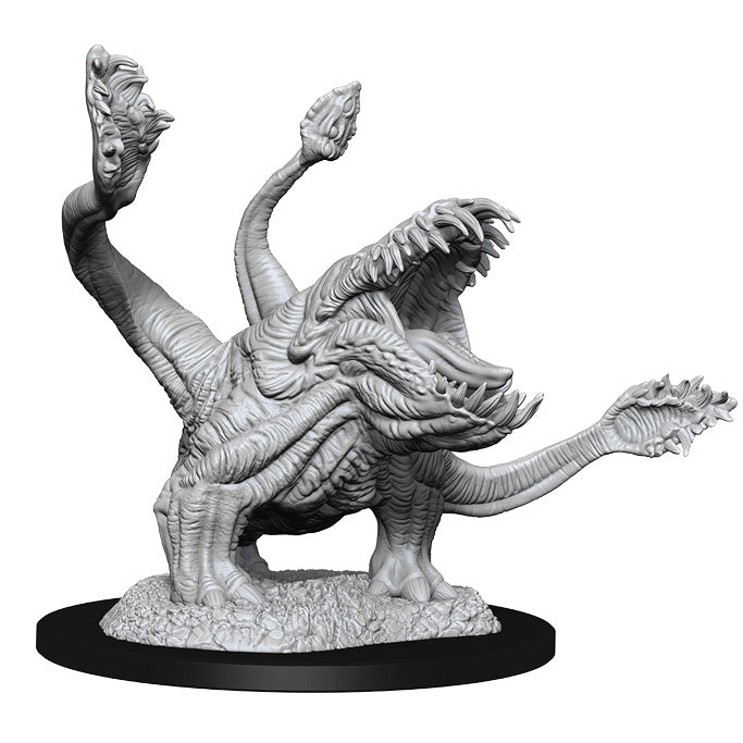 D&D Nolzur's Marvelous Miniatures: Otyugh - Gray plastic miniature of a monstrous three-tentacled creature with a large open mouth and textured skin on a round base.