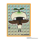 Square Enix Card Sleeves: Final Fantasy - Mandragora - Card sleeve featuring a cute Mandragora character with a green sprout on its head, set against a repeating pattern of.