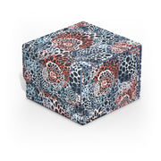 Ultimate Guard: Sidewinder 100+ Standard Coral Places- Twilight Tide - Square deck box with coral and geometric pattern in blue, coral, and white colors.