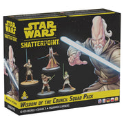 Star Wars: Shatterpoint: Wisdom of the Council Squad Pack - Star Wars Shatterpoint Wisdom of the Council Squad Pack with detailed character miniatures and vibrant box art showing a.