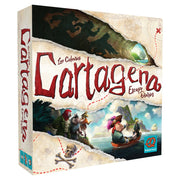 Cartagena Escape Diaries - Cartagena Escape Diaries board game box with pirate-themed artwork, featuring characters in a rowboat and a treasure map.