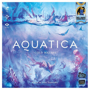 Aquatica: Cold Waters Expansion - Aquatica Cold Waters expansion box featuring underwater icy landscape with sea creatures and purple-blue hues.