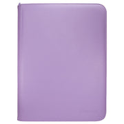 Ultra Pro 9-Pocket Zippered Binder: Vivid - Purple (PREORDER) - Vivid purple zippered binder with smooth finish and rounded edges, designed to hold trading cards.