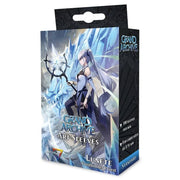 Deck Protector: Spectrum: Grand Archive: Lunete (100) - Deck protector sleeves featuring a fantasy character with long silver hair and icy blue crystalline background, Grand.