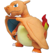 BigMore! Pokémon - 20" Charizard Plush - 20-inch soft orange Charizard plush with blue wing membranes and red-yellow flame tail.