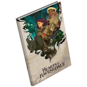 Legend in the Mist: Hearts of Ravensdale: Setting Book (PREORDER) - Softcover RPG book titled Hearts of Ravensdale featuring illustrated fantasy characters on the cover.