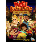 Rival Restaurants: Back for Seconds - Colorful game box cover with animated chefs holding food and cooking utensils under neon "Rival Restaurants Back for.