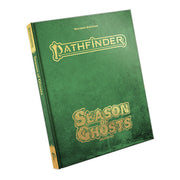 Starfinder 2E: Season of Ghosts Adventure Path, Special Edition - Green hardcover book with gold embossed "Starfinder" and "Season of Ghosts" titles, special edition.