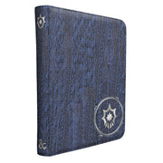 D&D Class Premium Campaign Journal - Cleric Class (PREORDER) - Dark blue textured journal with silver star emblem and corner accents, rounded edges.