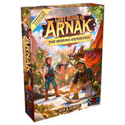 Lost Ruins of Arnak: Missing Expedition - The Missing Expedition with two explorers in a jungle setting.