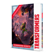Transformers RPG: Technorganic Secrets Sourcebook - Transformers RPG sourcebook with vibrant sci-fi cover art showing robotic and armored characters in action, white spine with