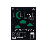 Ultra Pro Eclipse Matte Deck Protectors: Forest Green - Black rectangular box with white and green text labeled Ultra Pro Eclipse Matte Deck Protector Sleeves, featuring forest.