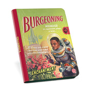 Ultimate Guard 18-Pocket Zipfolio: Magic the Gathering: Edge of Eternities - Burgeoning - Compact card binder with colorful "Burgeoning" Magic the Gathering artwork, red spine, and zip closure.