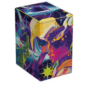 Ultimate Guard Flip´n´Tray 133+ Deck Case: Magic the Gathering: Edge of Eternities - Colorful rectangular deck box with vibrant fantasy artwork featuring a mystical character and swirling cosmic patterns.