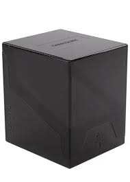 Gamegenic: Bastion 100+ XL Black - Black rectangular deck box with smooth matte finish and Gamegenic logo embossed on front panel.