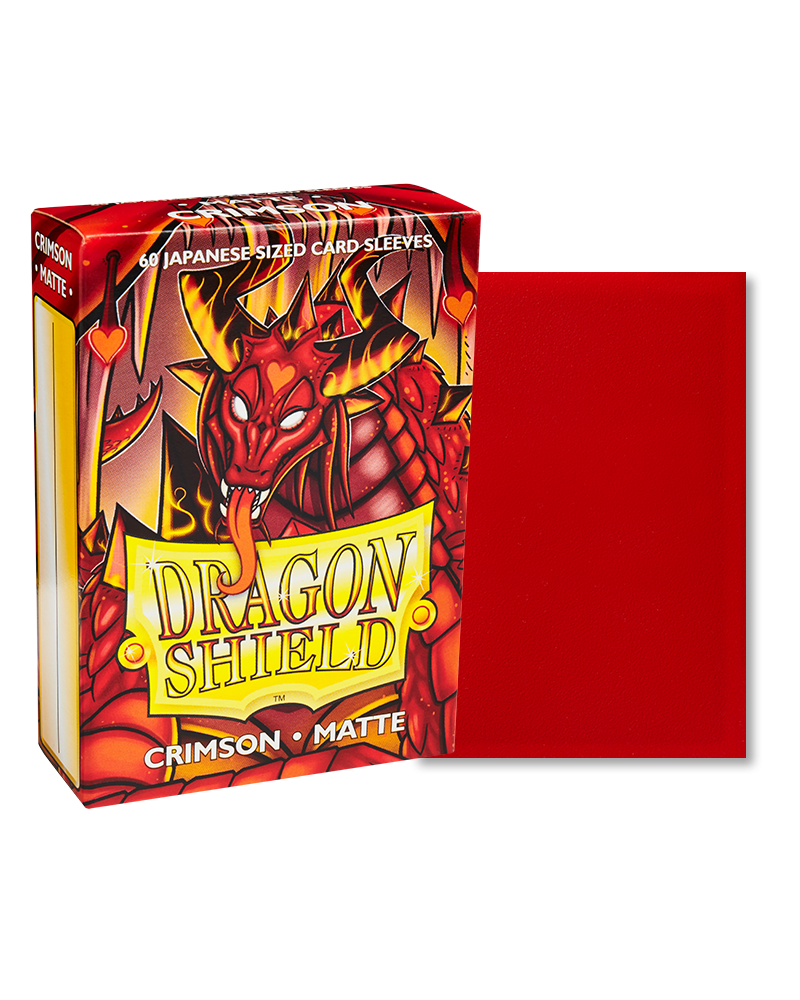 Dragon Shield Japanese Size 60ct Box - Matte Crimson – Riftgate