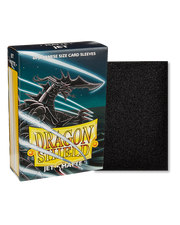 Dragon Shield Japanese Size 60ct Box - Matte Jet - Dragon Shield Japanese Size 60ct Box with black matte card sleeves and dragon-themed packaging.