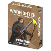 Warfighter Fantasy - Warfighter Fantasy card game box featuring a cloaked warrior holding a sword and torch on a brown, textured background.