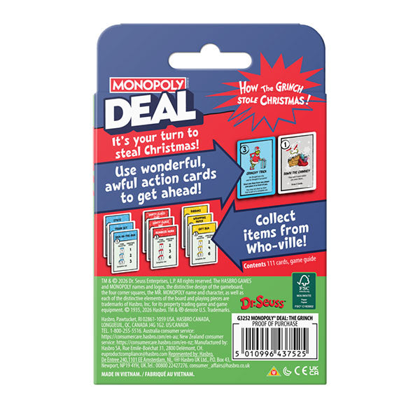 Monopoly Deal: The Grinch
