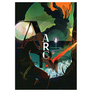 ARC: Doom Tabletop RPG (Softcover) - Doom Tabletop RPG book with dark, abstract sci-fi cover art featuring layered silhouettes and glowing elements.
