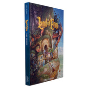 Land of Eem Core Rulebook - Hardcover RPG book titled Land of Eem with fantasy illustration of creatures and characters on the cover.
