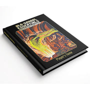 Old-School Essentials: Advanced Fantasy: Player's Tome - Black hardcover RPG book titled Old-School Essentials Advanced Fantasy Player’s Tome with fantasy artwork of a green dragon.