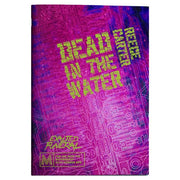 Mothership: Dead in the Water - Purple and pink sci-fi book cover with circuit-like patterns and bright yellow title Dead in the Water.