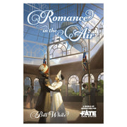 Fate Core: Romance in the Air (Softcover) - Softcover Fate Core RPG book titled Romance in the Air with illustration of a couple dancing under a glass dome ceiling.