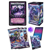 Elestrals - Moonrise - Posthumoose Starter Deck - Elestrals Moonrise Posthumoose Starter Deck with purple and black fantasy-themed card, colorful multi-packs, six-sided.